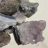 2 Kilos Of Amethyst Crystal