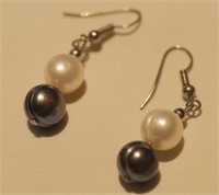 Pearl Necklace And Earring Set