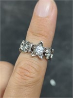 Floral Sterling ring