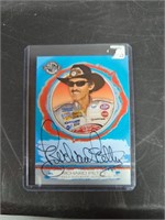 Autographed Richard Petty wheels certified card