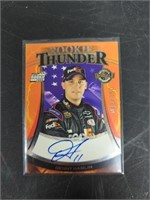 Autographed Denny Hamlin 06 rookie card 46/350