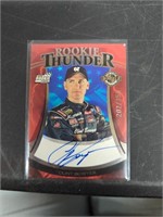 Autographed Clint Bowyer 06 rookie card 202/350