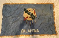 State Flag Oklahoma 55 inches by 34 inches
