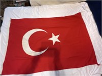 Flag of Turkey 57 inches by 38 inches