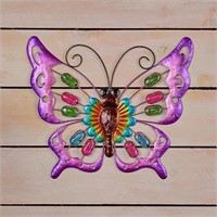 14" Butterfly Metal Art Decor