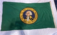 State Flag of Washington  60 inches by  36 inches