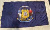 State Flag of of Wisconsin 60 inches by 36 inches