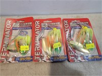 NEW 3 Packs Terminator Lures Marked $11.99 Each