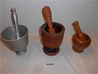 Mortar and pestle sets 5.5in, 6 in