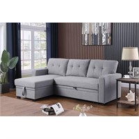 86" Sleeper Sectional Sofa