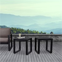 2 Patio End Table