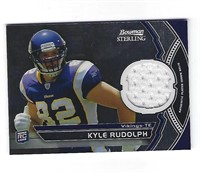 Kyle Rudolph 2011 Jersey Material Rookie # BSR-KR