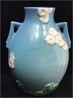 Roseville Pottery Blue Primrose 9in Vase