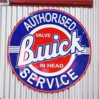 NO RESERVE - BUICK ROUND SIGN