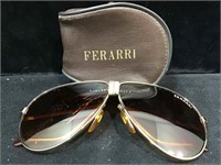 Vintage Ferarri Folding Aviator Sunglasses in
