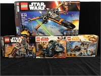 Lego Star Wars Building Sets. All Open, Unknown