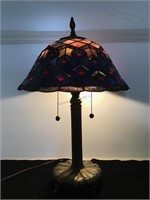 Dale Tiffany Stained Glass Mosaic Table Lamp 25