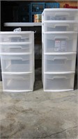 Sterilite 4 and 5 Drawer Cart with Casters
