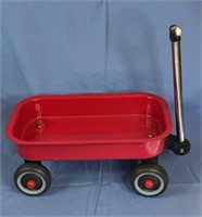 10" Red Metal Wagon