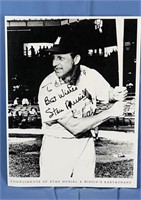 Autograph Stan Musial Print