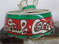 Plastic Coca Cola Hanging Lamp 14x10"