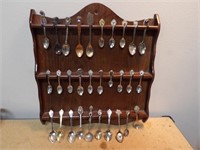 Spoon Rack with 30 Spoons