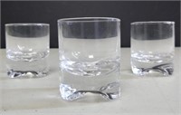 3x Iittala Wirkkala GAISSA Shot Glasses