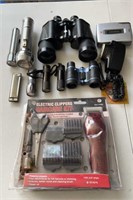 New clippers, binoculars, flashlights, etc