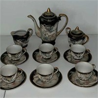 17 pc. dragonware tea set