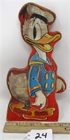 Donald Duck cardboard figure, Fisher Price