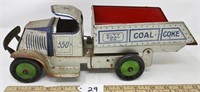 Tin City Coal Co. truck, Marx Toys