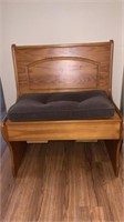 Entry Bench with Storage 34x29x20