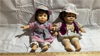2 girl dolls