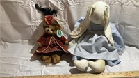 Bearington bear doll and rabbit doll