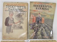 1920 & 1927 Successful Farming magazines