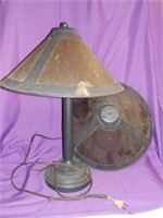 metal lamp, 2 shades 14 x 23"