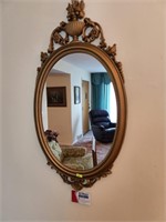 Gold framed Mirror