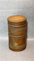 Brass Canister Marked Fred C Steimann