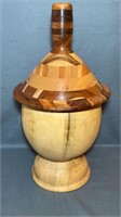 Wood Carved Acorn 29” Tall
