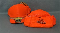 2 Redhead Orange Vest & Cap w/ Light