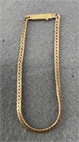 14K Gold Bracelet , Sz 7 in, 4.18g