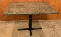 Granite Top Restaurant Quality Table 43” x30”