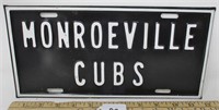 Monroeville Cubs license plate
