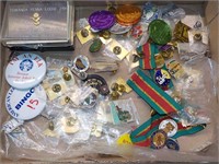 pins and buttons