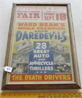 Huron County Fair Auto Daredevils ad