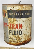 International Hy-Tran fluid 5 gal can