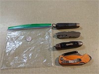 4 Folding Pocket Knives