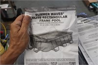 Summer Waves 32ft Elite Retangular Frame Pool Swim