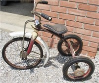 Vintage child's tricycle with front fender