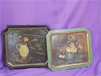 1940's wood wall plaques